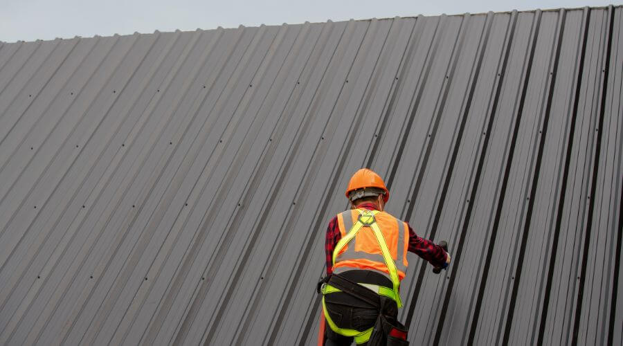 Professional metal roof installation services in Strabane, PA